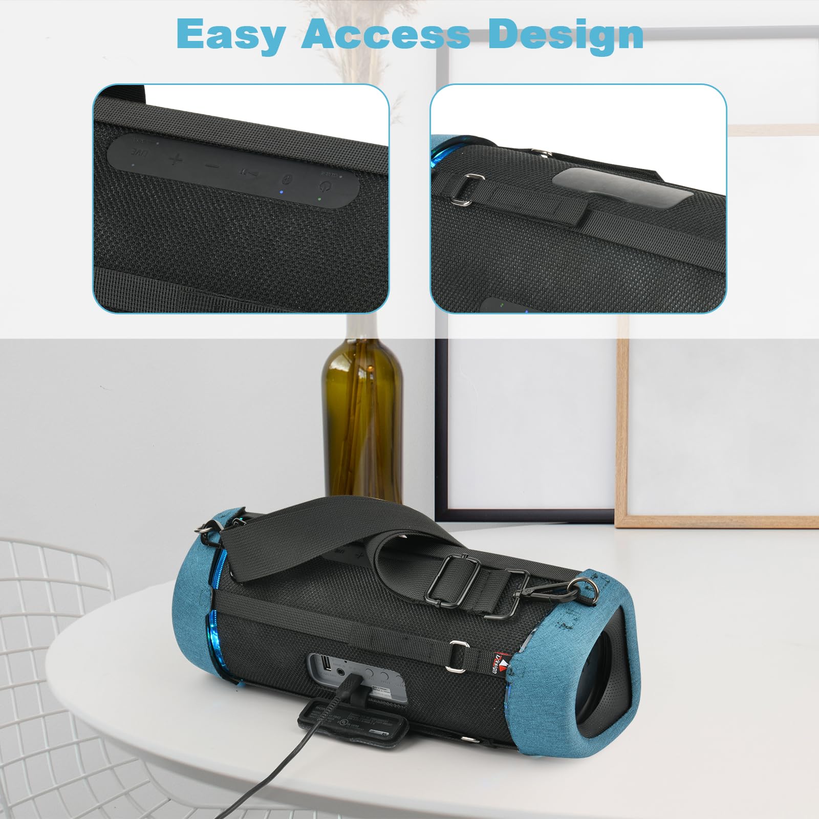 Amazon.com: TXEsign Travel Carrying Case for Sony SRS-XB43 Extra